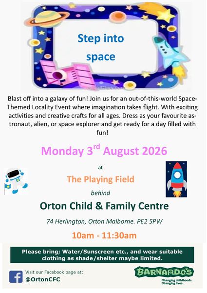 Step into space event